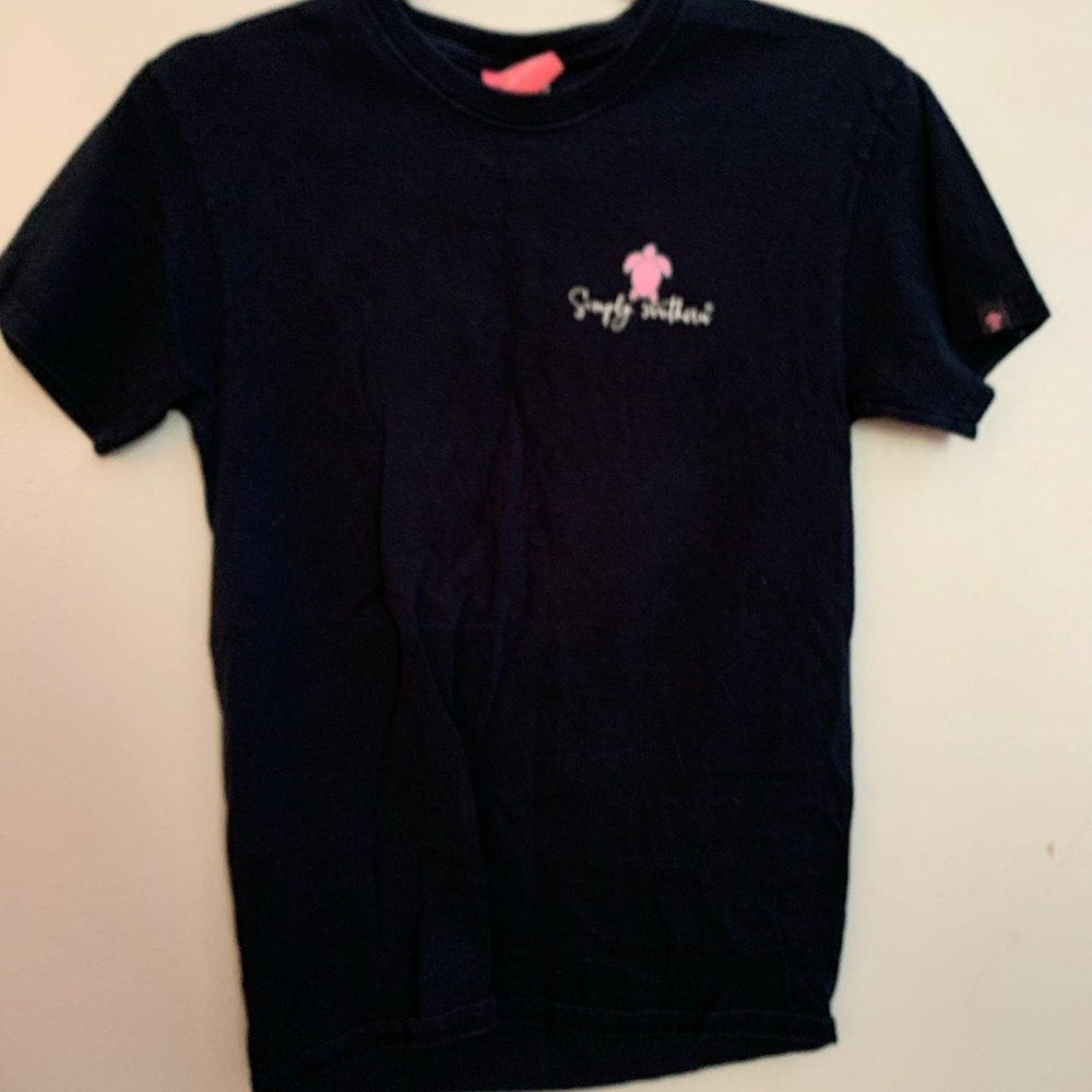 Navy blue simply southern shirt sleeve tee